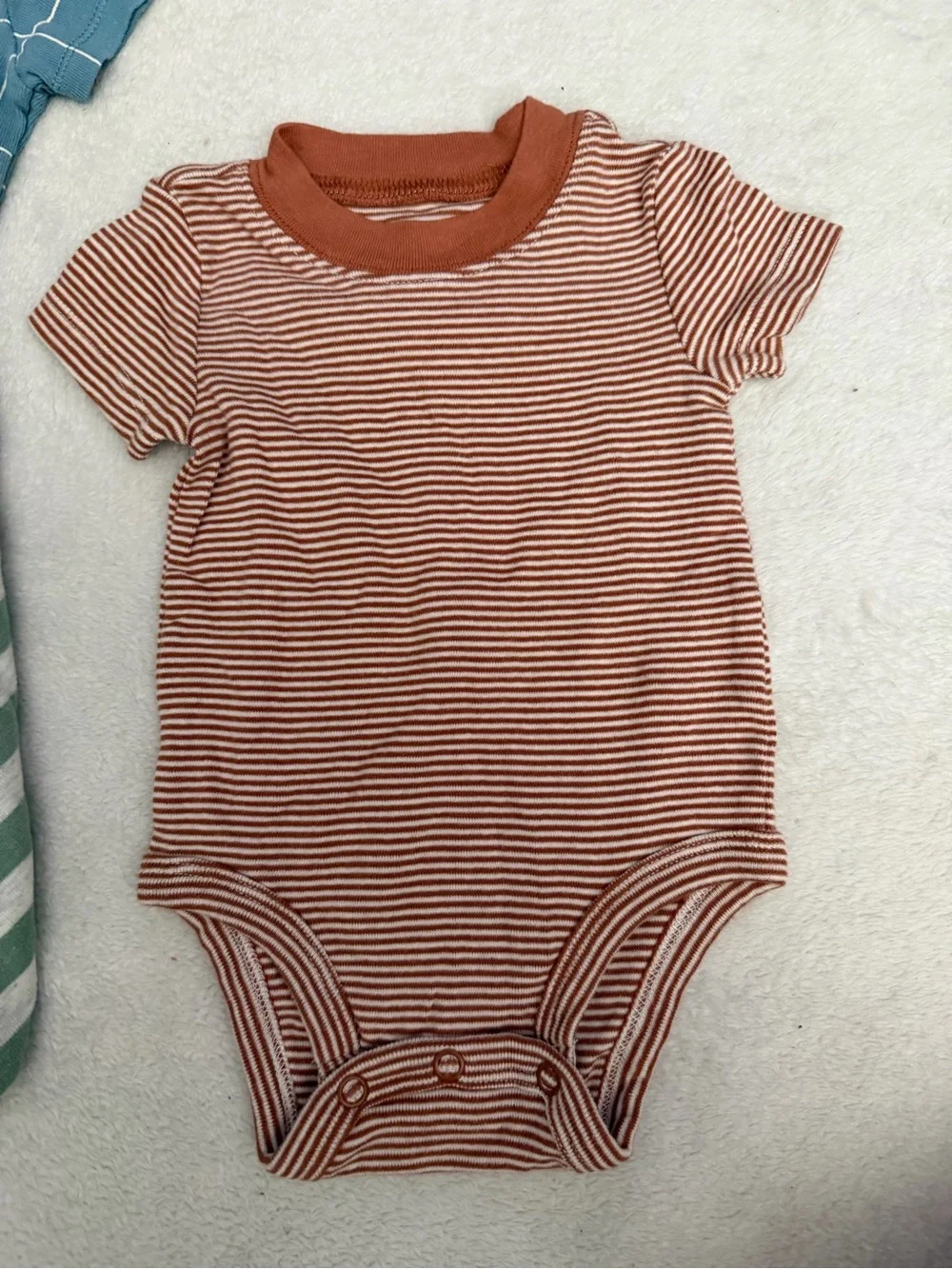 Striped Carter’s Cotton Baby Onesie Set
